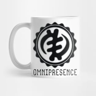 Africa Sankofa Adinkra Symbols "Omnipresence" Black. Mug